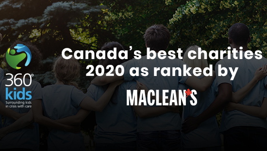 Canada's Best Charities 2020 - 360kids